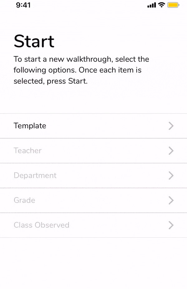 Repertoire Teacher Observation Walkthrough & Feedback App - The Principal  Center